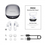 MIXX Kuuloke Mini Charge 2 In-Ear Tws Qi Langattomat Valkoinen