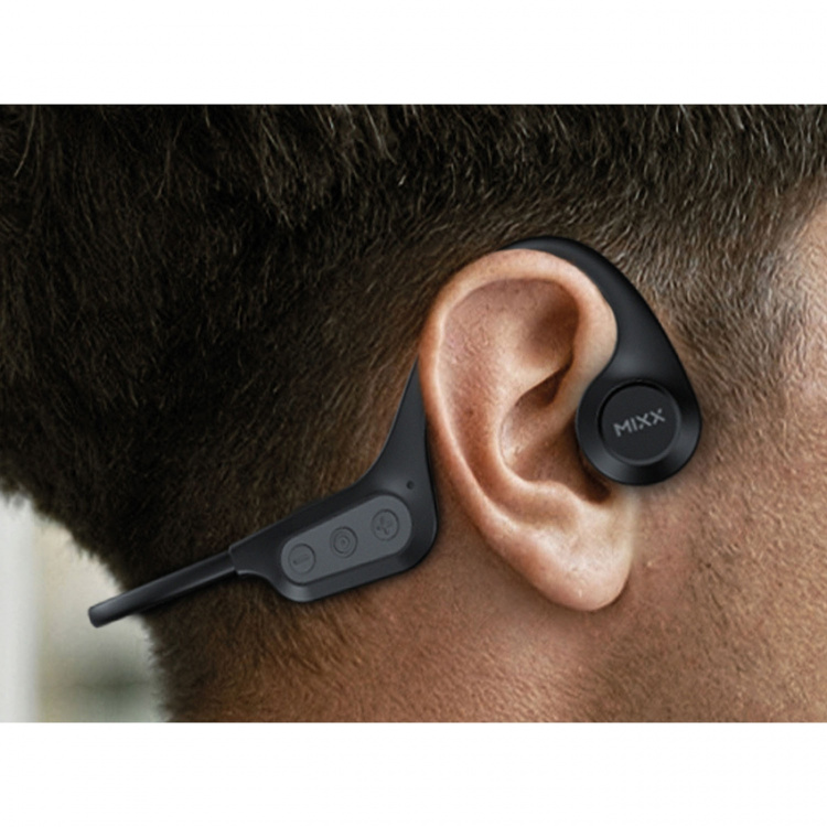 MIXX Kuulokke Resonate OWS Bone Conduction Niskapannalla