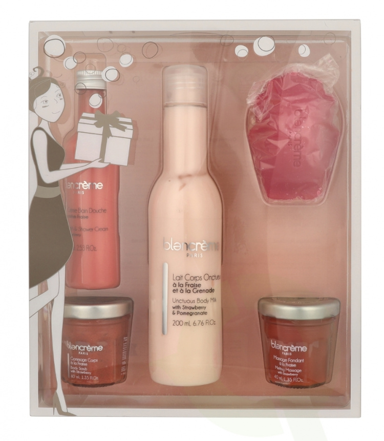 Blancreme Cristal Strawberry Set 425 ml 75ml/40ml/40ml200ml/70gr