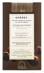 Korres Argan Oil Advanced Colorant 145 ml 8.0 Light Blonde - Colorant 50ml/Emulsion 75ml/Conditioner 20ml