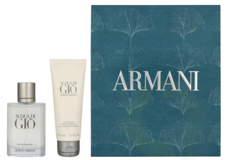 Armani Aqua Di Gio Giftset 125 ml Edt Spray 50 ml/Body Shampoo 75 ml