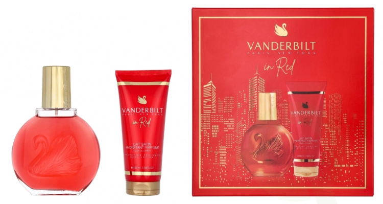Gloria Vanderbilt In Red Giftset 200 ml Edp Spray 100ml/Body Lotion 100ml