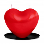 MikaMax Sulava sydän kynttilä