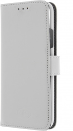 Insmat Exclusive Flip Case lompakkokotel, iPhone X / Xs, valkoinen