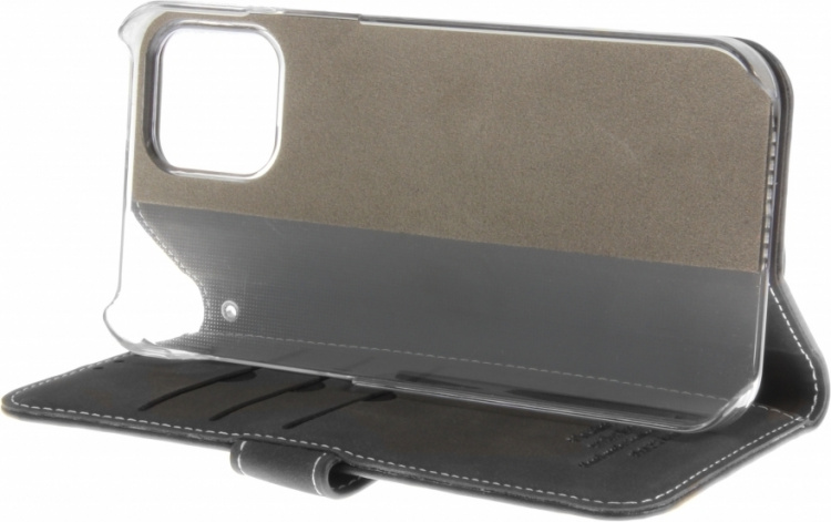 Insmat Exclusive Flip Case lompakkokotelo, iPhone 12 / 12 Pro, musta Insmat Exclusive Flip Case lompakkokotelo, iPhone 12 / 12 Pro, musta