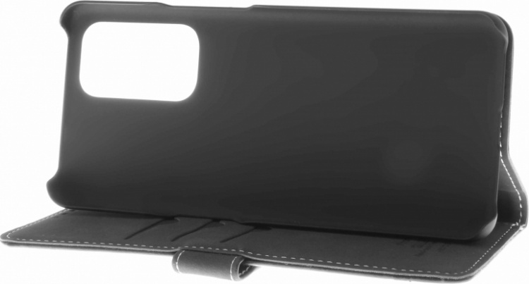 Insmat Exclusive Flip Case -lompakkokotelo, Oneplus 9, musta