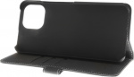 Insmat Exclusive Flip Case -lompakkokotelo, Xiaomi Mi 11 Lite 5G / 11 Lite 5G NE, musta