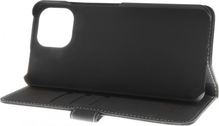 Insmat Exclusive Flip Case -lompakkokotelo, Xiaomi Mi 11 Lite 5G / 11 Lite 5G NE, musta