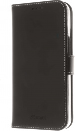 Insmat Exclusive Flip Case lompakkokotelo, iPhone 13, musta