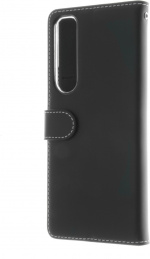 Insmat Exclusive Flip Case lompakkokotelo, Sony Xperia 5 III, musta