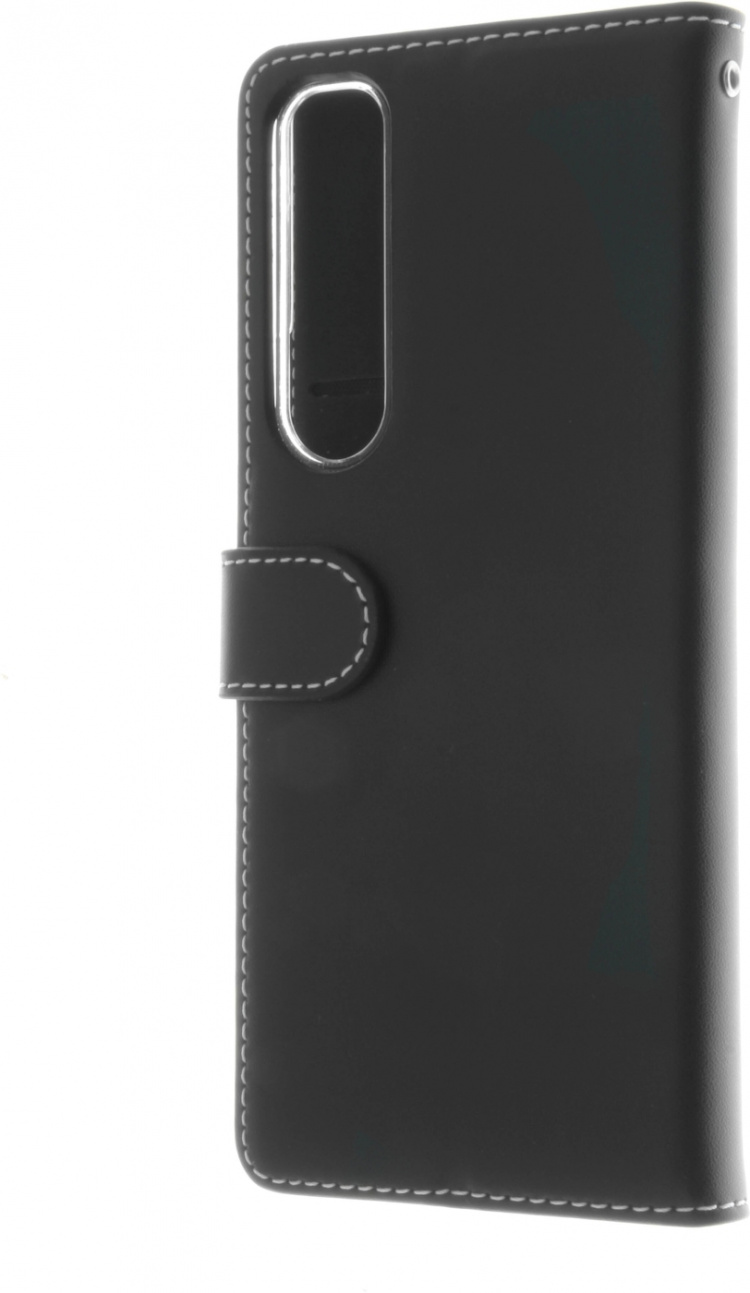 Insmat Exclusive Flip Case lompakkokotelo, Sony Xperia 5 III, musta