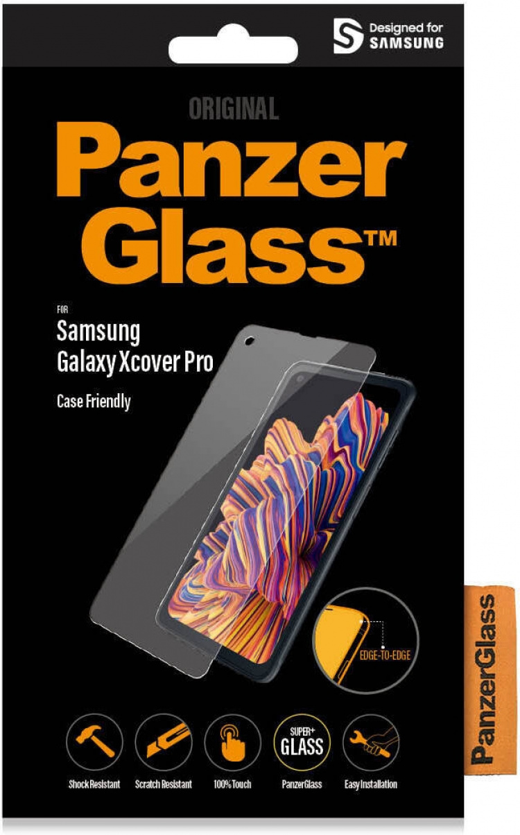 PanzerGlass Case Friendly -panssarilasi, Samsung Galaxy Xcover Pro