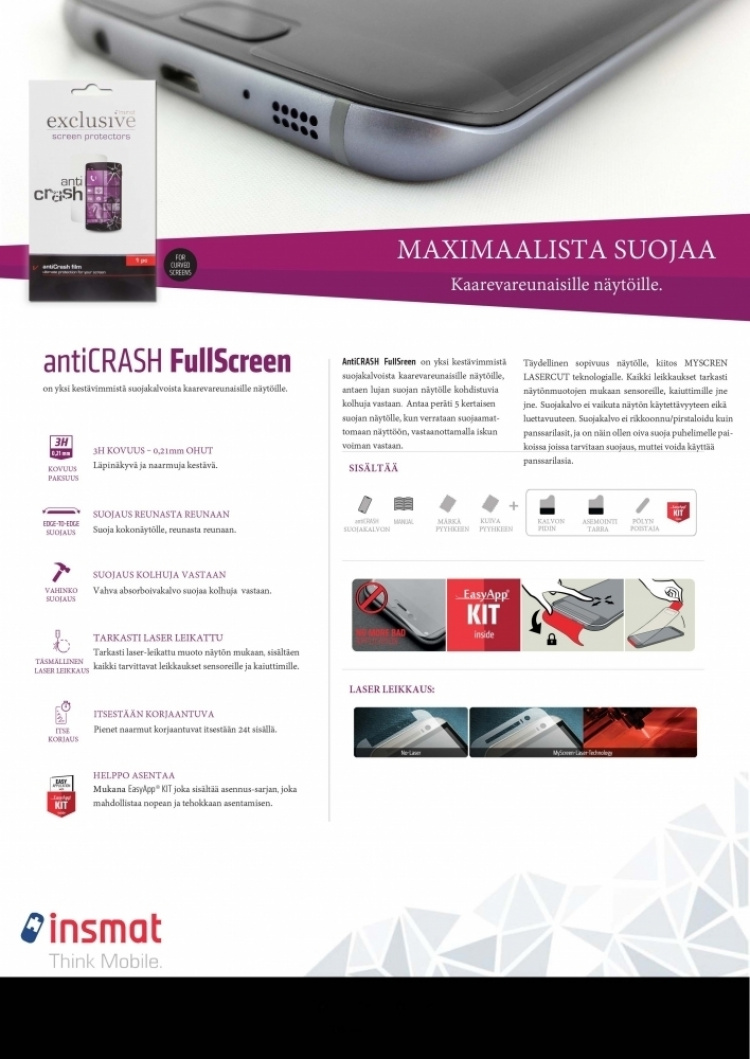 Insmat Anticrash -suojakalvo, Nokia G42 5G Insmat Anticrash -suojakalvo, Nokia G42 5G