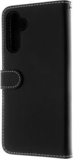 Insmat Exclusive Flip Case -lompakkokotelo, Samsung Galaxy A25 5G, musta