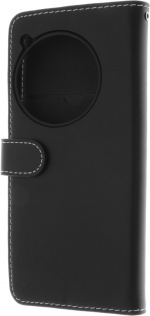 Insmat Flip Case -lompakkokotelo, OnePlus 12, musta