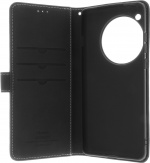 Insmat Flip Case -lompakkokotelo, OnePlus 12, musta