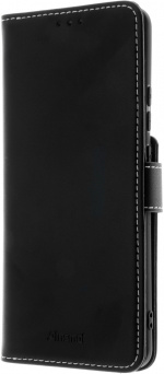 Insmat Exclusive Flip Case -lompakkokotelo, Motorola Edge 50 Pro, musta