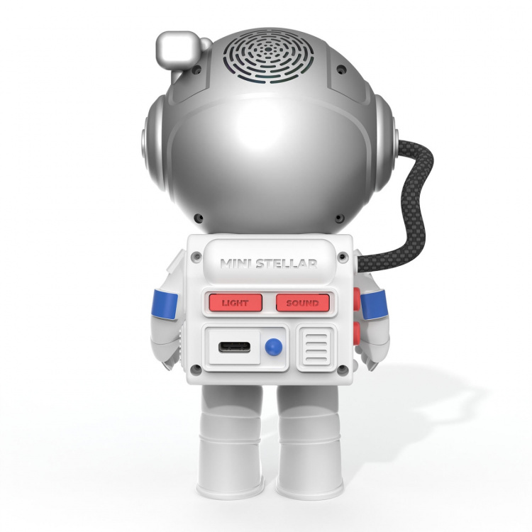 Mobility On Board Projektori Mini Stellar Light Space Valkoinen Astronautti