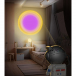 Mobility On Board Projektori Mini Stellar Light Space Valkoinen Astronautti