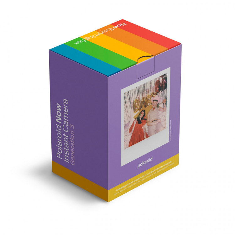 Polaroid Kamera Now Generation 3 E-Box Välitön USB-C Violetti Polaroid Kamera Now Generation 3 E-Box Välitön USB-C Violetti