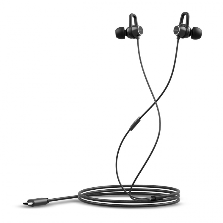 MIXX Kuulokke Soundport USB-C In-Ear Langalliset Musta
