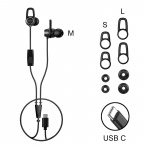 MIXX Kuulokke Soundport USB-C In-Ear Langalliset Musta