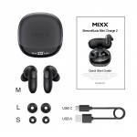 MIXX Kuuloke Mini Charge 2 In-Ear Tws Qi Langattomat Musta MIXX Kuuloke Mini Charge 2 In-Ear Tws Qi Langattomat Musta