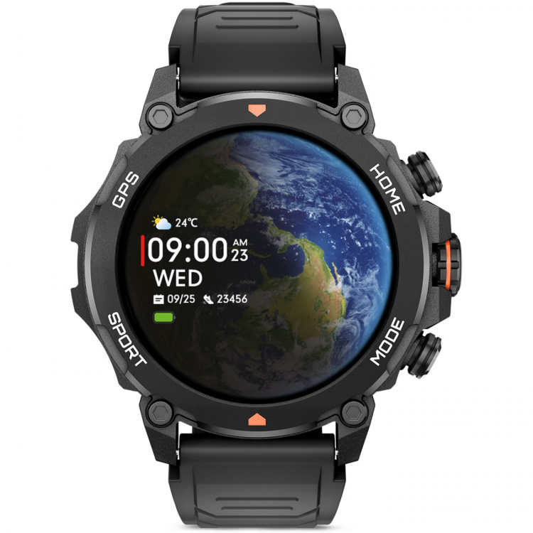 KSIX Smartklocka Explorer GPS - Svart