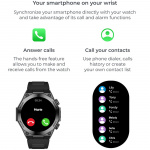 KSIX Smartklocka Titanium - Svart