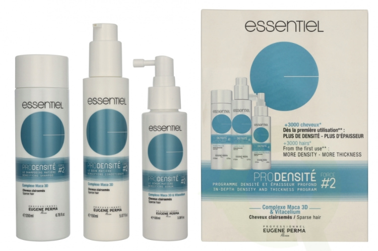 Eugene Perma Essentiel Pro Densite #2 Set 450 ml Shampoo 200ml/Conditioner 150ml/Serum 100ml