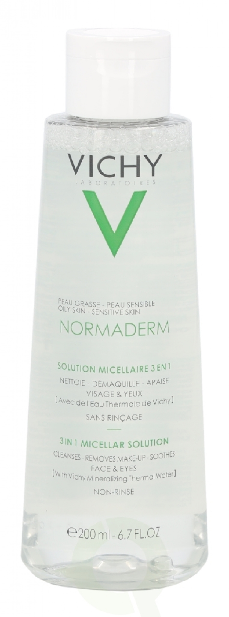 Vichy Normaderm Micel. Sol. Imperf. Prone 200 ml For Oily Skin / Sensitive Skin
