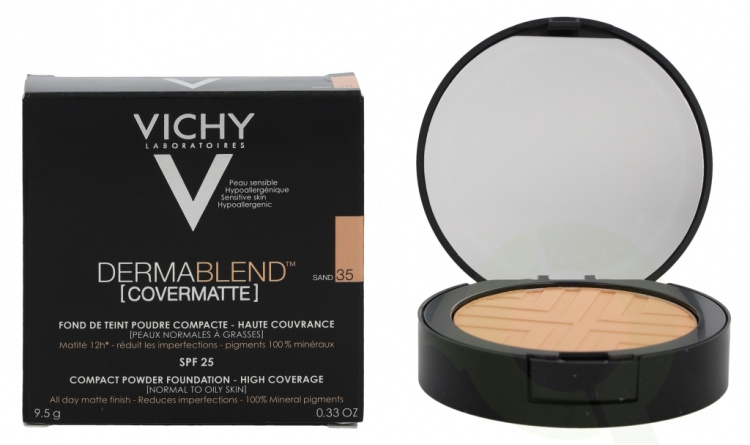 Vichy Dermablend Covermatte Compact Powder SPF25 9.5 g #35 Sand