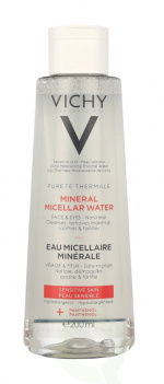 Vichy Purete Thermale Micellaire Water Sensitive 200 ml FACE & EYES Non-rinse Cleanses Removes Make-up, Soothes & Fortifies