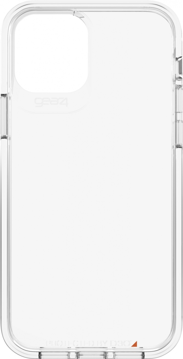 GEAR4 D3O Crystal Palace -suojakuori, iPhone 12 / 12 Pro, läpinäkyvä