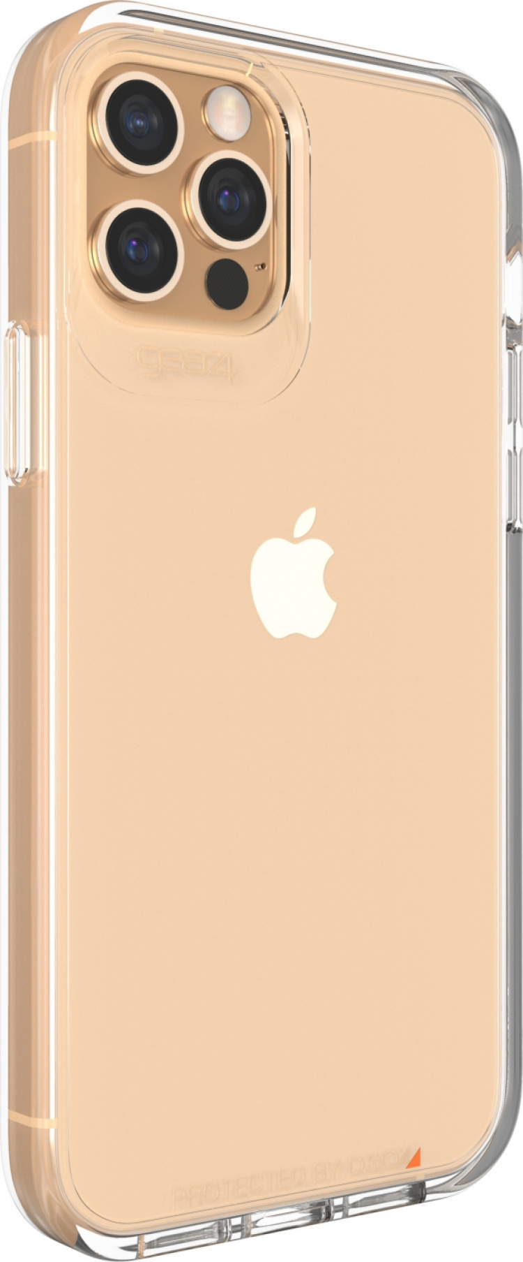 GEAR4 D3O Crystal Palace -suojakuori, iPhone 12 / 12 Pro, läpinäkyvä