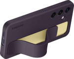 Samsung Galaxy S24 Standing Grip Case -suojakotelo, tummanvioletti
