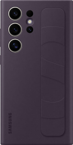 Samsung Galaxy S24 Ultra Standing Grip Case -suojakotelo, tummanvioletti