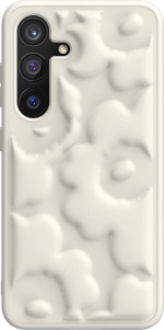 Samsung x Marimekko Embossed Case -suojakuori, Samsung Galaxy S24, beige