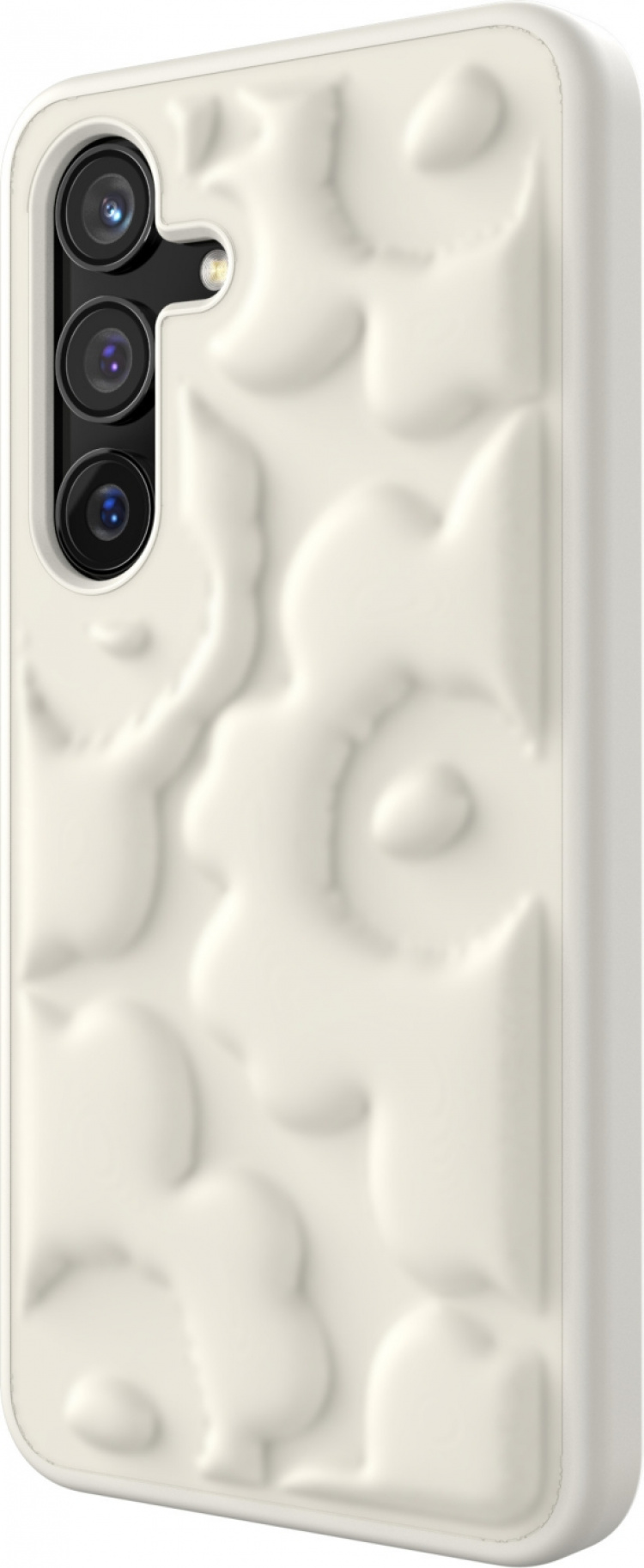 Samsung x Marimekko Embossed Case -suojakuori, Samsung Galaxy S24, beige