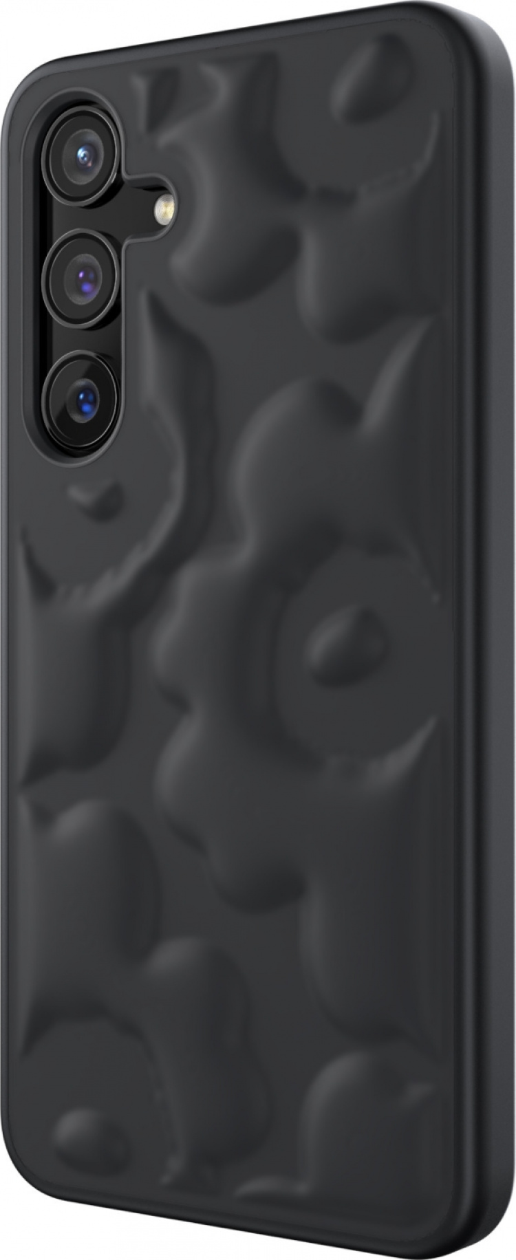 Samsung x Marimekko Embossed Case -suojakuori, Samsung Galaxy S24+, musta