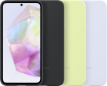 Samsung Galaxy A35 Silicone Case -suojakuori, limenvihreä