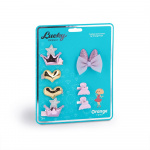 Lucky Doggy Hiustarvikkeet Sydämet ja kruunu - (OT-LDA5012)