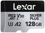 Lexar microSDXC Professional SILVER Plus UHS-I/U3/A2/4K R205/W150 (V30) - SILVER - 128GB