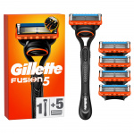 Gillette Fusion5 partakone miehille - Oranssi/musta Gillette Fusion5 partakone miehille - Oranssi/musta