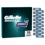 Gillette Mach3 partaterät - Sininen/Musta - 16 kpl
