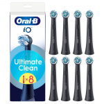 Oral B Oral-B iO-sarjan Ultimate Clean musta vaihtoharjanpää - musta - 8 kpl