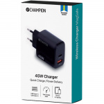 Champion Laddare 45W PD/QC Svart