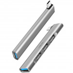 LogiLink Ultraslim 4-port USB-C hub 1 x USB-A3.0, 3 x USB-A2.0