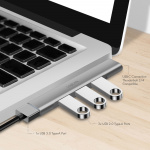 LogiLink Ultraslim 4-port USB-C hub 1 x USB-A3.0, 3 x USB-A2.0