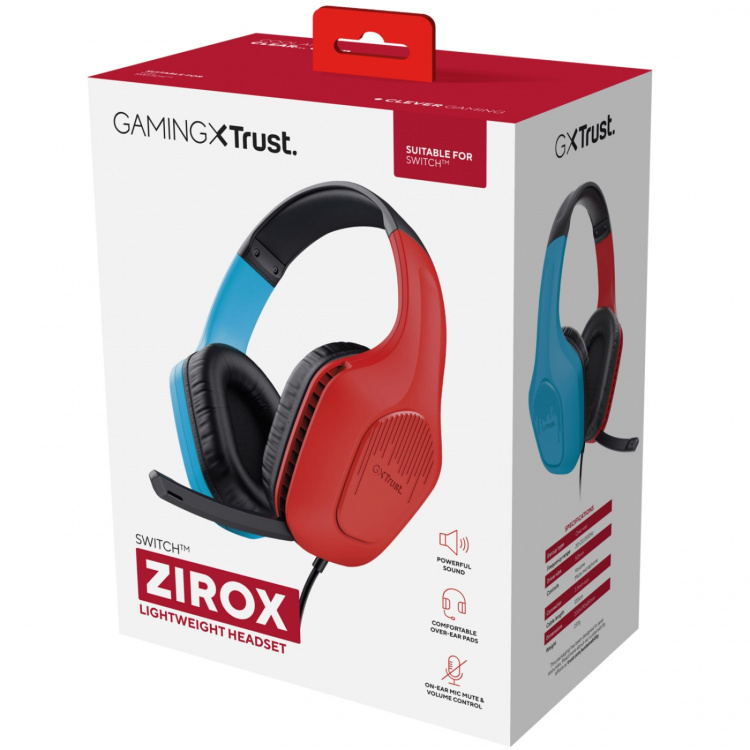Trust GXT 416S Zirox Gamingheadset Nintendo Switch / Switch 2